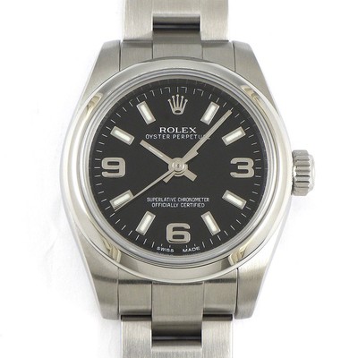 Rolex Watch Oyster Perpetual 176200 2010 Roulette Engraved Serial SS Automatic