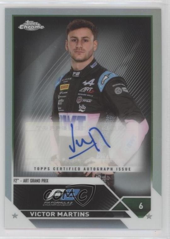 2023 Topps Chrome Formula 1 Auto Victor Martins #CAC-VM Auto 0f5t