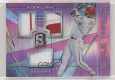 2018 Panini Chronicles Neon Pink Prizm 11/49 Nick Williams #TTM-NW s3g