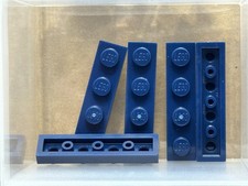 LEGO Parts - Dark Blue Plate 1 x 4 - No 3710 - QTY 5
