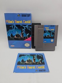 Milon's Secret Castle (Nintendo Entertainment System, 1988) NES Tested CIB!