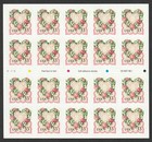 #3274a Victorian Love conv. booklet of 20, plt #V1213, VF — photo 1