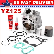 54MM Cylinder Piston Kit For 05-22 Yamaha YZ125 1C3-11631-03-D0 1C3-11631-00-A0
