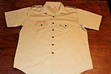 Boy Scouts of America BSA Men's Shirt Tan 2X-Large XXL Plain No Patches