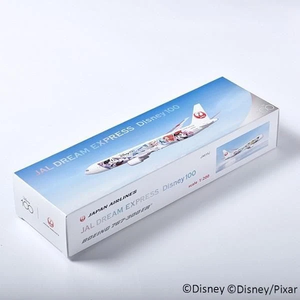JAL DREAM EXPRESS Disney100 1/200 BOEING 767-300ER Disney 100th Anniv. Model NEW - Image 4 of 4