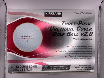 THREE Dozen Kirkland Signature 3-Piece Urethane Golf Balls V2.0 Performance+