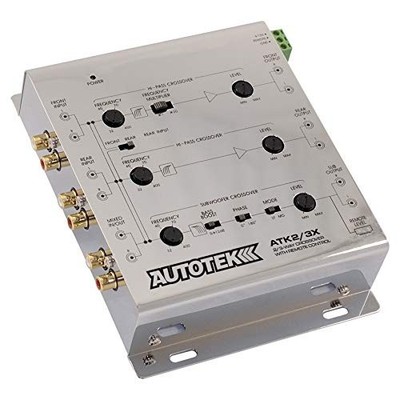  ATK2 3X Active Crossover Processor (Silver)   8.5 Volts, 2-Way and 3-Way, 