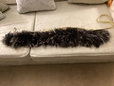 Italian Mongolian Boa Black/Cream