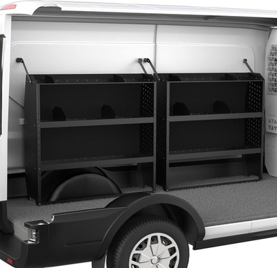 MELIPRON 42'' W x 43'' H x 13'' D & 52'' W x 43'' H x 13'' D Steel Cargo Van Shelving