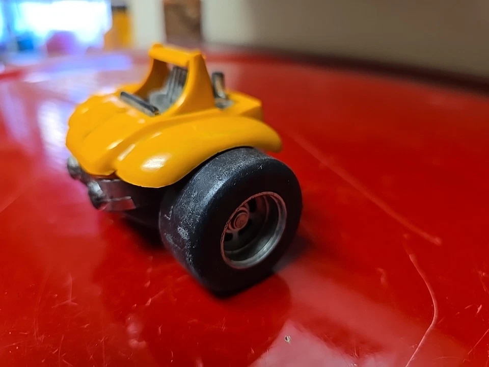 EARLY VINTAGE STRUCTO WEIRD WHEELS 1970's BUZZIN BUGGY - YELLOW - VERY COOL - Image 3 of 4