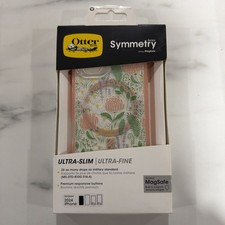 OtterBox iPhone 16 Symmetry Series Case Peachy Bloom MagSafe