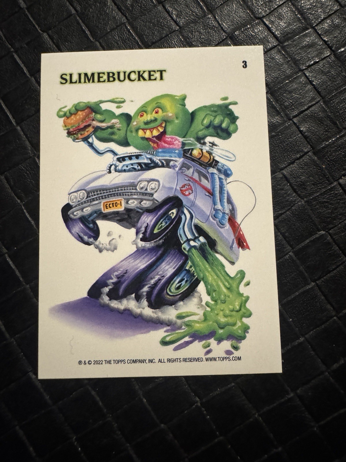 2022 Topps Garbage Pail Kids Krashers Series 3 Pop Culture Krashers #3 Slime Bucket front