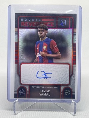 2023-24 Topps Museum UEFA Rookie Reverence Lamine Yamal RC Auto Ruby 19/25 🔥