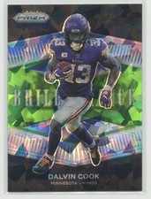 Dalvin Cook 2021 Panini Prizm Brilliance Green Ice Prizm #B-12 Minnesota Vikings