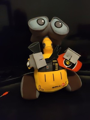 Disney Parks Pixar Wall-E Stuffed Plush Robot Toy With Fire Extinguisher Toy 11''