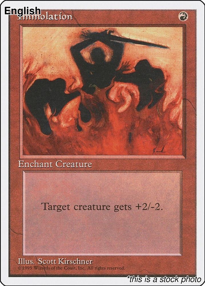 Immolation [4ED - ] Fourth Edition