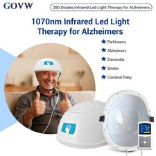 Near Infrared Brain Therapy Helmet 1070nm Adjustable Power for Stroke Recovery