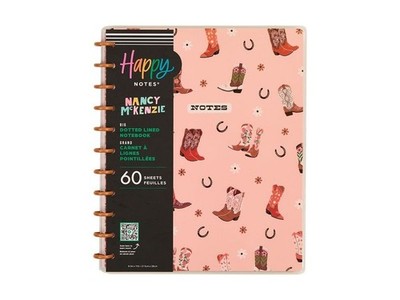Happy Planner Western Bloom GEPUNKTET LINIERT GROSSES NOTIZBUCH 60 BLATT