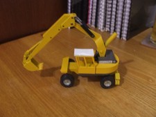 Rare Vintage 1976 NZG 101 Weserhutte Hydrowolff Wheeled Excavator, 1:50, super