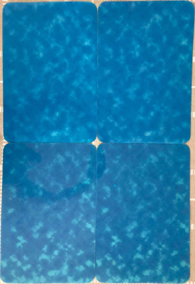 Tischset aus 4 türkisen Platzdeckchen/Tischunterlagen 43,3 cm × 29,5 cm × 0,5 mm