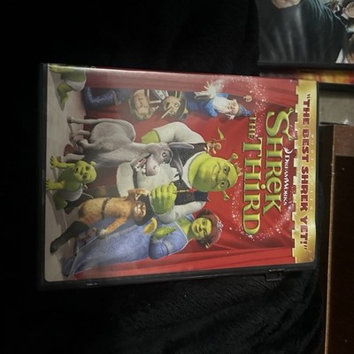 Shrek the Third DVD Fullscreen Edition PG Bonus Features DreamWorks Comedy