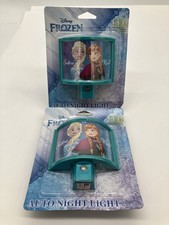 Lot Of 2 Disney Frozen LED Auto Night Light