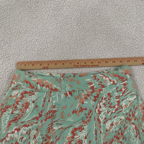 Lady Hagen Golf Skort Seafoam Green Peach Women’s Size 6 Stretch Side Zip Skirt - Picture 10 of 12