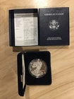 2002 AMERICAN EAGLE ONE OUNCE PROOF SILVER COIN, US MINT COA, CASE, ORIGINAL BOX