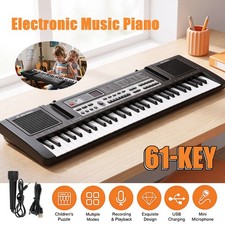 61 Key Electronic Piano Beginner Digital Keyboard With Microphone Music Keyboard