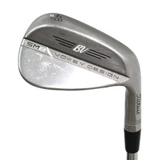 TITLEIST VOKEY SM8 RAW LOB WEDGE 60°-10° (BOUNCE) S GRIND STEEL WEDGE FLEX STAND