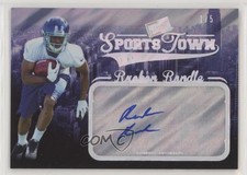 2012 Press Pass Sports Town Edition Silver Satin 1/5 Rueben Randle Auto 0b5