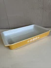 Vintage PYREX Butterfly Gold 3 QT Rectangular Casserole Dish Pan #933 1950s