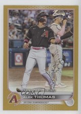 2022 Topps Update Rookie Debut Gold Foil Alek Thomas #US282 00li
