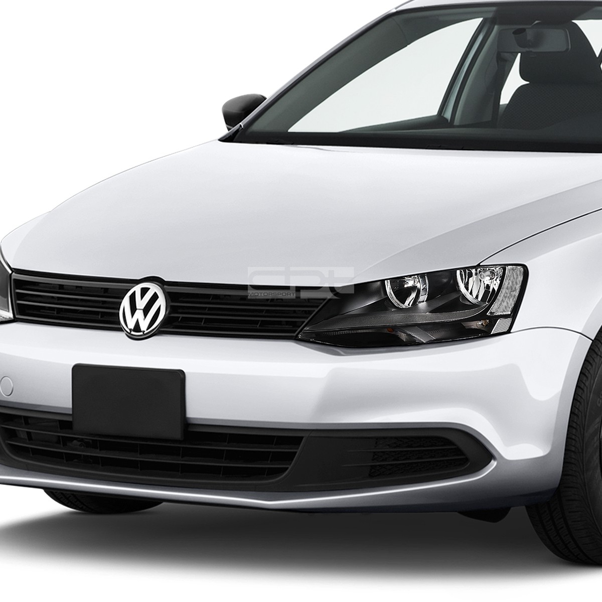 Fit 2011-2018 VW Jetta Mk6 Pair Black Housing Clear Corner Fit 2011-2018 VW Jetta Mk6 Pair Black Housing Clear Corner