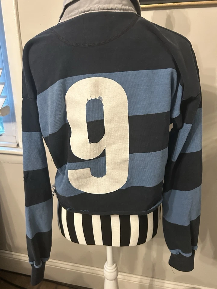 Furst в своем роде в полоску регби состаренная рубашка один размер - Изображение 3 из 4