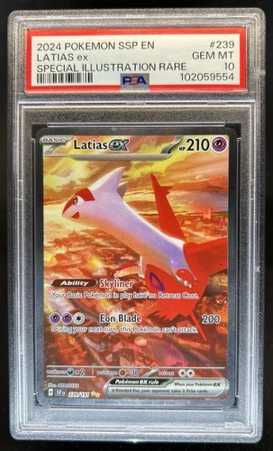 2024 Pokemon Surging Sparks Latias Ex #239/191 PSA 10 GEM MINT