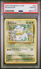 2023 POKEMON CLV-TRADING CARD GAME CLASSIC #001 BULBASAUR PSA 10 - Main Image