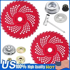 9"x 36 Teeth Carbide Tipped Blade kit for Brush Cutter Trimmer Weed Eater US