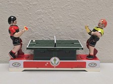 Vintage Ping Pong Wind Up Tin Toy in Original Box - Tested/Works 