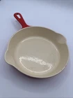 Griswold Cast Iron Pan #4 702 A - Red & Cream Enamel 6.75”