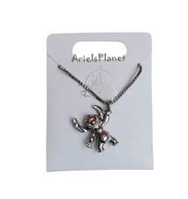 2025 Disney Parks Figural Stitch Silvertone Finish Necklace, Lilo  Stitch