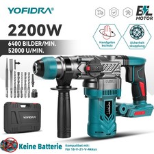  Per Trapano avvitatore a batteria Makita martello scalpello SDS-Plus martello pneumatico con valigetta e accessori