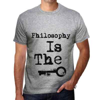 Men's Graphic T-Shirt Philosophy Is The Key Eco-Friendly Limited Edition