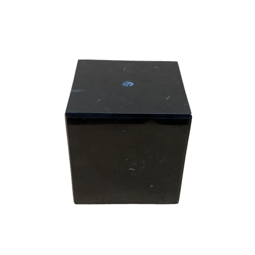 MARBLE LAMP/SCULPTURE BASE-Cube or Cylinder, 4" or 5", Black or White (1 Pc.) - Picture 34 of 36