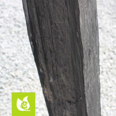 Monolith ´Black Pillar´ Schiefer Obelisk, 200x8-15x8-10cm, 1 Stück