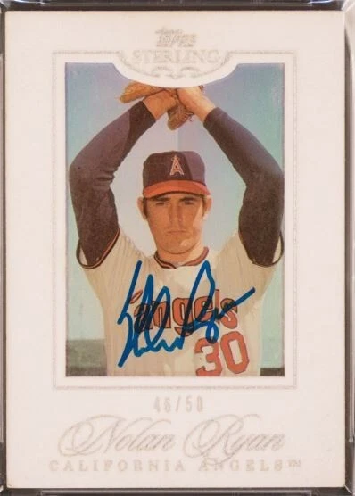 2006 Topps Sterling Nolan Ryan Signed Baseball Card #70 PSA/DNA 10 Certified HOF - Image 3 of 3