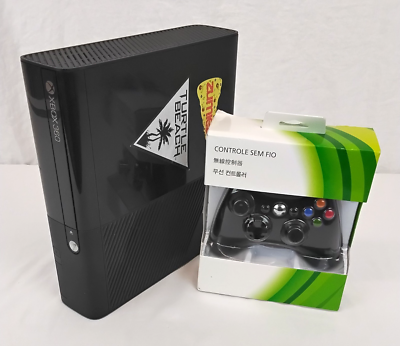 Microsoft Xbox 360 E Console 4 GB HD Model 1538 Black w