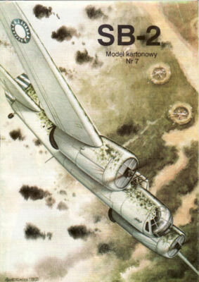 Model Card -  7 - Tupolew (Tupolev) SB-2 - 1:33