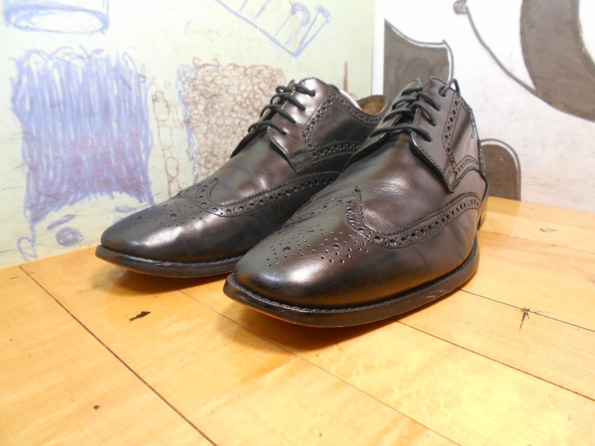 Cole Haan OriginalGrand Wingtip Oxford Black Leather Shoes Men 11M Men main image 2