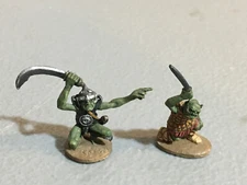 A9809 RAL PARTHA METAL OOP PAINTED ORCS GOBLINS W SWORDS